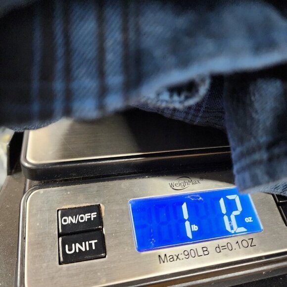 Duluth Free Swingin Relaxed Plaid Gray Brown Button Down Flannel Shirt Mens 2XLT - Picture 12 of 12